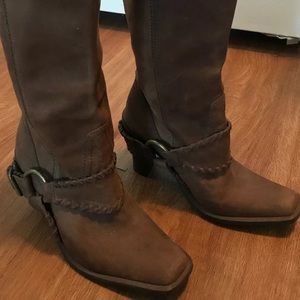 Steve Madden Hailee Strap distressed Brown 6.5M